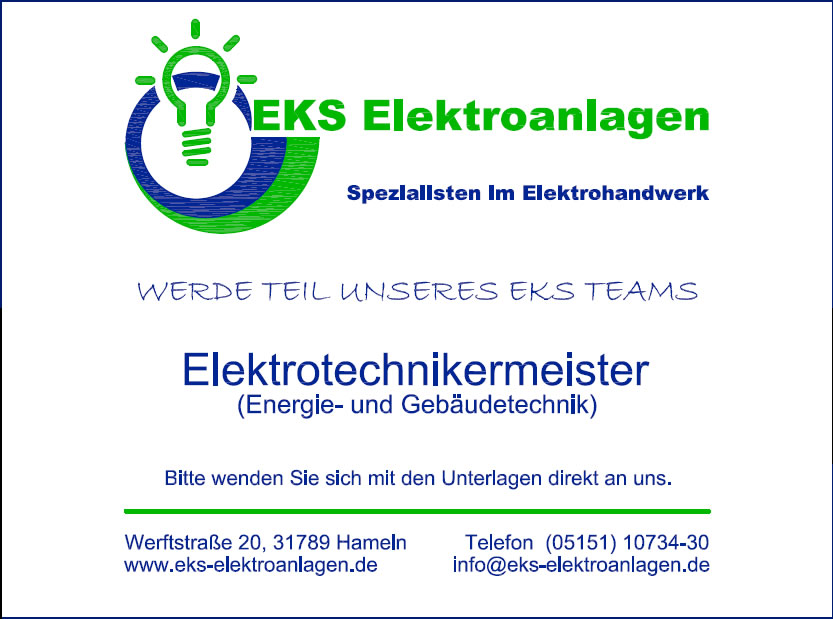 Photovoltaik und Elektrotechnik für den Raum Hameln von Ihrem Spezialisten für Elektro und Elektrotechnik aus Hameln: EKS Elektroanlagen in Hameln